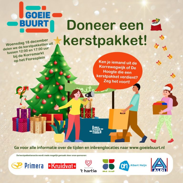 GoeieBuurtactie: Doneer een Kerstpakket!